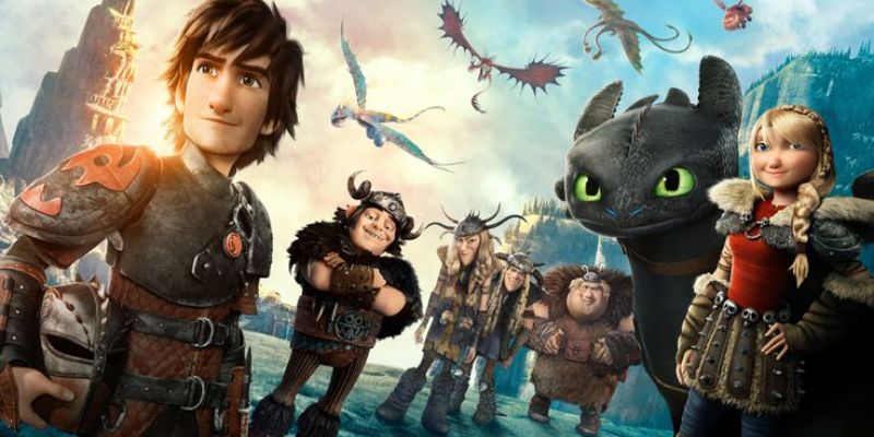 Cómo entrenar a tu dragón versión animada